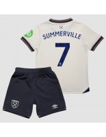 West Ham United Crysencio Summerville #7 Bortedraktsett Barn 2025-26 Korte ermer (+ bukser)